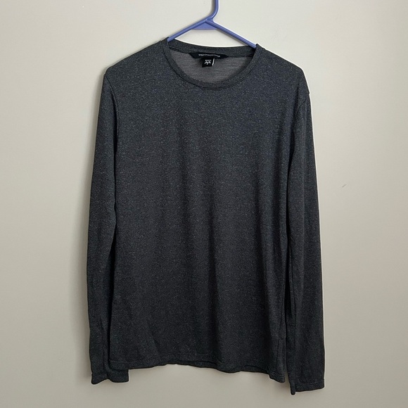 Mission Workshop Grey Long Sleeve Top Size Small Wool Blend - Picture 1 of 6